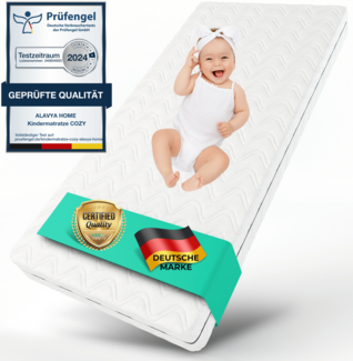 Babymatratze COZY 60x120 Weiß - ohne Spannbettlaken
