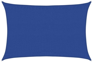 vidaXL Sonnensegel 160 g/m² Rechteckig Blau 3,5x4,5 m HDPE 311516