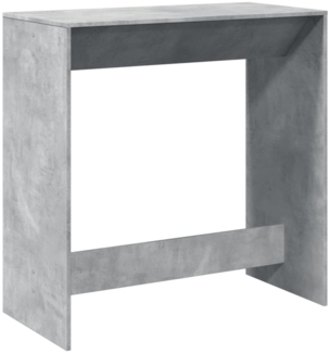 vidaXL Bartisch Betongrau 102x50x103,5 cm Holzwerkstoff 854430