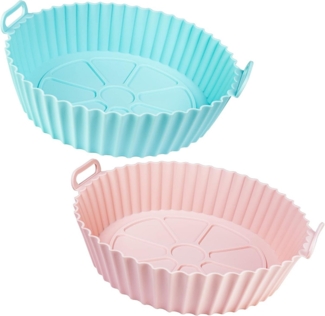 Coonoor Backform Silikonform für Heißluftfritteuse,Air Fryer für Fritteuse, (2-tlg)