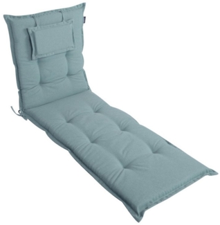 LILENO HOME Liegenauflage perfekt für Strandliegen, Sonnenliege Auflage, Gartenliege Auflage, (1er Set), Polsterauflage Aqua, Auflagen für Gartenliegen