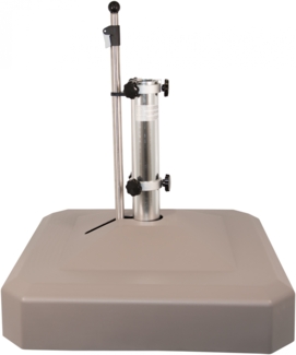 Liro Schirmständer Midi Plus 100 S mit flexibler Klemmung 75 x 75 cm graphit 100S-75-03