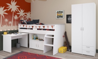 Parisot Kinderzimmer und Jugendzimmer Reverse in weiß Set 2-tlg.