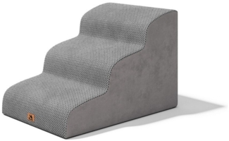 NAIMP Hunderampe Hundetreppe für kleine Hunde Haustiertreppe Katzentreppe, Waschbar rutschfest