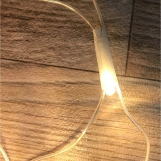 Mojawo Lichtervorhang 240er LED-Lichternetz warmweiß