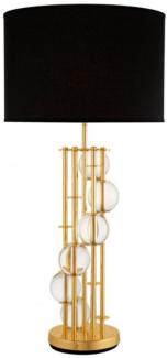 Casa Padrino Luxus Tischleuchte Gold 20 x 43 x H 85 cm - Leuchte - Tischleuchte