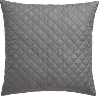 OTTO home Microfaserkissen Clarra, Kopfkissen 40x80 cm, 80x80 cm, Füllung: Polyester, Bezug: Polyester, Rückenschläfer, Seitenschläfer, Kissen in grau