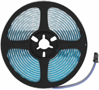 vidaXL LED Streifen 4 pcs Schwarz und Transparent 300 x 0,8 x 0,3 cm 3429124