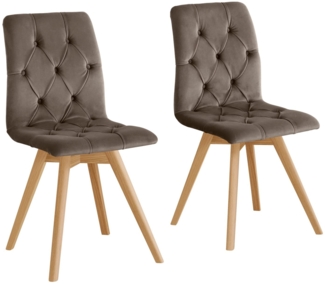 andas Esszimmerstuhl Rania (Set, 2 St), im 2er/4er/6er Set, Massivholzbeinen