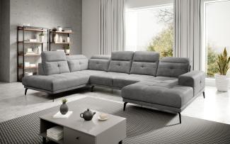 Wohnideebilder Bretan Grau Ecksofas & Eckcouches CO-BRE-LT-03NU