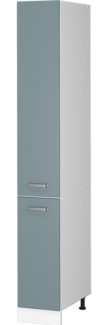 Vicco Apothekerhochschrank Küchenschrank R-Line Solid Weiß Blau Grau 30 cm modern