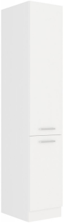 EKO White Hochschrank 40 cm Weiß matt Küchenzeile Küchenblock Küche Einbauküche
