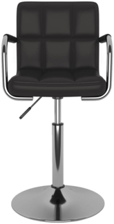 vidaXL Esszimmerstuhl Schwarz Kunstleder [3087907]