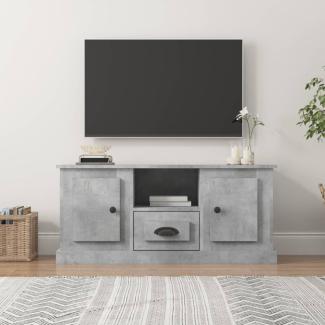 vidaXL TV-Schrank Betongrau 100x35,5x45 cm Holzwerkstoff 816460
