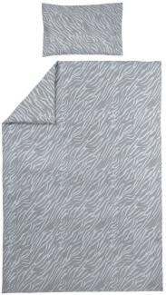 Meyco Zebra Bettbezug Grau 140 x 200 / 220 cm