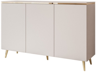 yourhouse24 Kommode AURORA II Kaschmir Hängende Anrichte mit Dreitürige oder auf Beinen