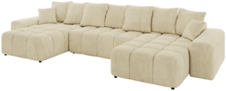 ALTDECOR Wohnlandschaft ENIL-U, Couch mit Schlaffunktion, Wohnzimmer - Ecksofa, Corner Sofa Bett Eckcouch Couch U-Form Schlafcouch Ausziehbar