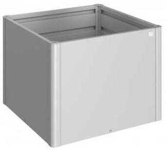 Biohort Hochbeet 102 x 102 x 77 cm (BxTxH) lieferbar in 3 Farben silber-metallic