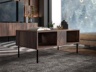 Couchtisch Aropo (Farbe: Nuss Warmia)