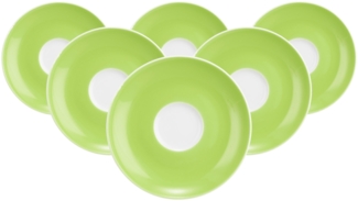 Seltmann Weiden Liberty Pure Colors Espressountertasse ø 12 cm 6er Set - Lime Green