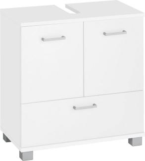 Schildmeyer Waschbeckenunterschrank Mobes, Made in Germany Breite 60 cm, Badschrank Badezimmerschrank WBU Unterschrank