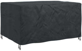 vidaXL Gartenmöbelabdeckung Schwarz 180 x 120 x 74 cm 210D 4105747