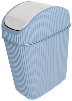 HATEX Kompakter Kosmetikeimer 2,5 Liter mit Schwingdeckel – Praktisch und stilvoll entsorgen Blau