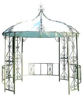 Luxus-Pavillon Burma D:300cm weiß