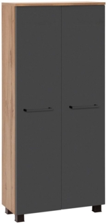 welltime Midischrank Trento, verschiedene Ausführungen und Farben Badmöbel, Badschrank, 60 cm breit, 2 Türen, viel Stauraum