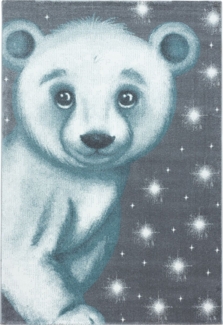 Kinder Teppich Bianca Läufer - 80x150 cm - Blau