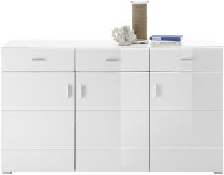Sideboard >Ella< in Weiß - 150x86x42cm (BxHxT)