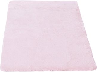 Gino Falcone Badematte Sara, Höhe 25 mm, rutschhemmend beschichtet, fußbodenheizungsgeeignet, Polyester, rechteckig, Badteppich, Fell-Optik, besonders weich, eckig & rund erhältlich