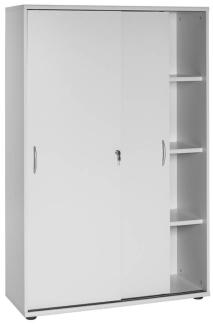 Aktenschrank TYP4000 lichtgrau, 4OH, Schiebetüren, B x H x T ca. : 100 x 153 x 39,5 cm