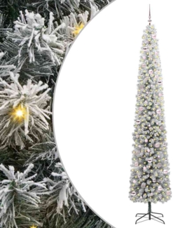 vidaXL Künstlicher Weihnachtsbaum mit 300 LEDs mit Ständer Grün 270 cm 3395055