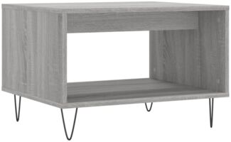 Couchtisch, Sofatisch Grau Sonoma 60x50x40 cm Holzwerkstoff