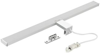 SEBSON Spiegelleuchte LED Spiegellampe Bad 60cm IP44 12W 900lm 4000K 230V 600x108x44mm, LED integriert, neutralweiß, Aufbauleuchte + Klemmleuchte, 110° Abstrahlwinkel, einfach Montage