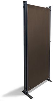 Quick Star Paravent Paravent 3tlg. 170x165cm Taupe