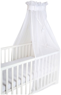 roba Babybett-Himmel Air 'safe asleep®' - Mesh-Himmel für Babybett - Weiß