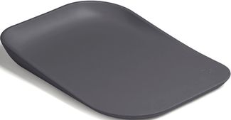 Hauck Wickelauflage Change N Clean, Keil Wickeltischunterlage 50x70 cm, Wickelmatte Schadstofffrei, Abwaschbar, Hygienisch, Wickelmulde bis 25 kg, Pflegeleicht (Anthracite)