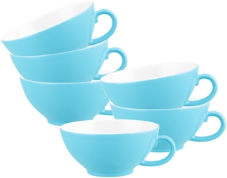 Seltmann Weiden Liberty Pure Colors Teetasse 140 ml 6er Set - Lagoon Blue