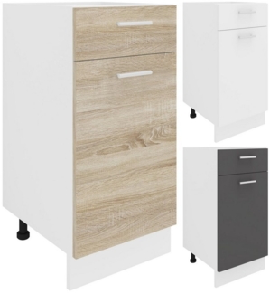 VCM Unterschrank Küchenschrank B 40 cm Unterschrank Schublade Esilo