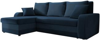 Ecksofa Kris (Farbe: Kronos 09 + Uttario Velvet 2967)