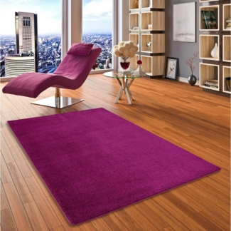 Snapstyle Veloursteppich Hochflor Velours Teppich Luna, Rechteckig, Höhe: 16 mm