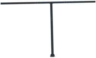 vidaXL Stützen für Markisen Anthrazit 450x245 cm Eisen 315097