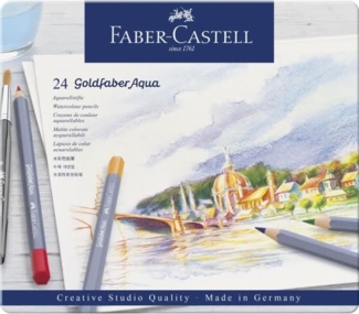 Faber Castell Aquarellstift Goldfaber sortiert im 24er Etui