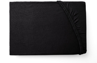 Hometex Premium Textiles Spannbettlaken Jersey-Bettlaken aus 100% Baumwolle, Gummizug: rundum, Viele Größen, vielseitige Nutzung