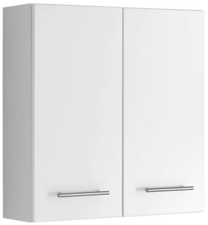 Hängeschrank >Porta< in Hochglanz-Weiß - 60x64x20cm (BxHxT)