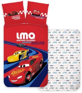 BrandMac Babybettwäsche Disney Cars Baby Bettwäsche 40 x 60 cm + 100 x 135 cm