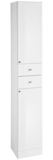 Hochschrank Mittenwald, / Quickset , Holzwerkstoff , Weiß , 33 x 189 x 33 cm