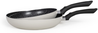 Pfannenset Induktion Aluminium Pfanne 24 cm 28 cm MEN124GR grau